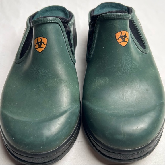 Ariat Womens Dark Green Slip-On Boots - Picture 5 of 8